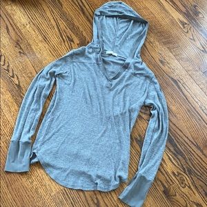 Stateside Gray Hooded Sweatshirt